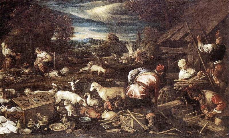 BASSANO, Jacopo Noah s Sacrifice Norge oil painting art